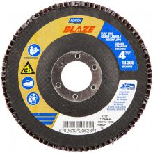 Saint-Gobain Abrasives Inc. 66261020628 - 4-1/2 x 7/8 In. Blaze Fiberglass HD Flat Flap Disc T27 40 Grit R980P CA