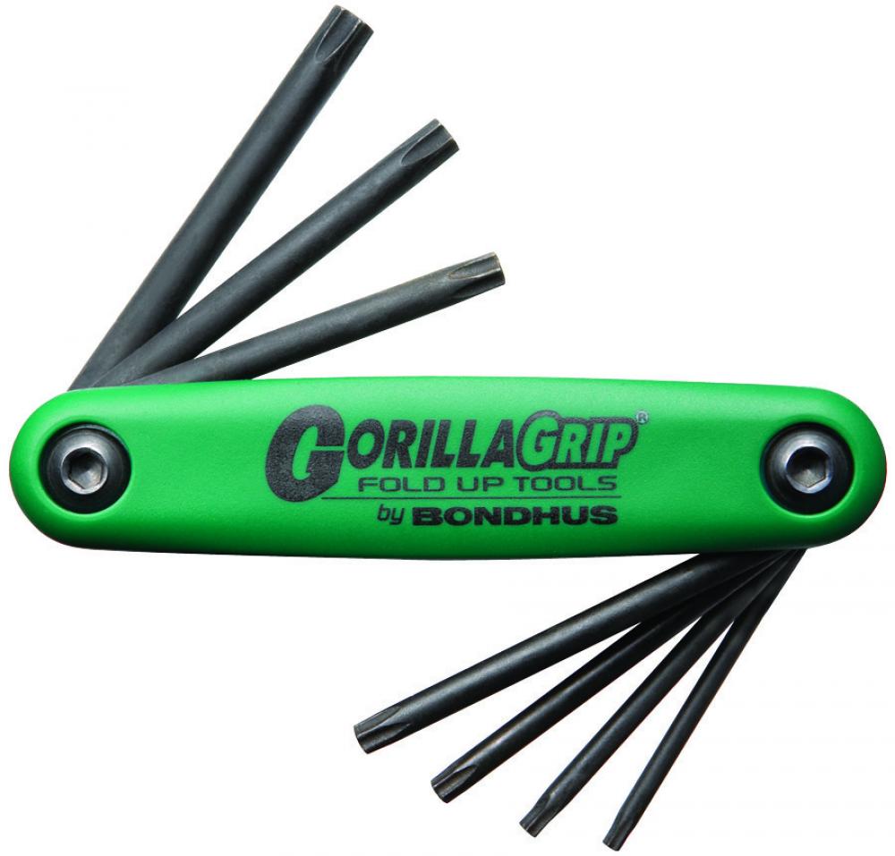 Set 7 Tamper Resistant Tip GorillaGrip Fold-up Tools TR7-TR25