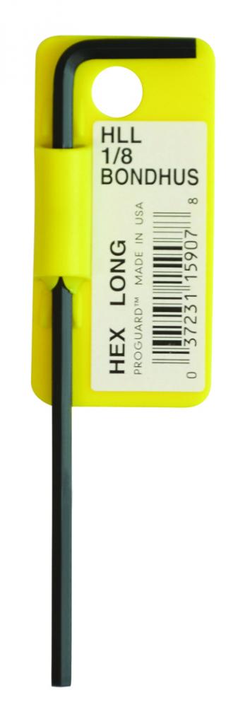 1/8&#34; Hex L-wrench - Long - Tagged & Barcoded