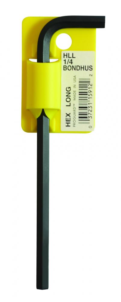 1/4&#34; Hex L-wrench - Long - Tagged & Barcoded