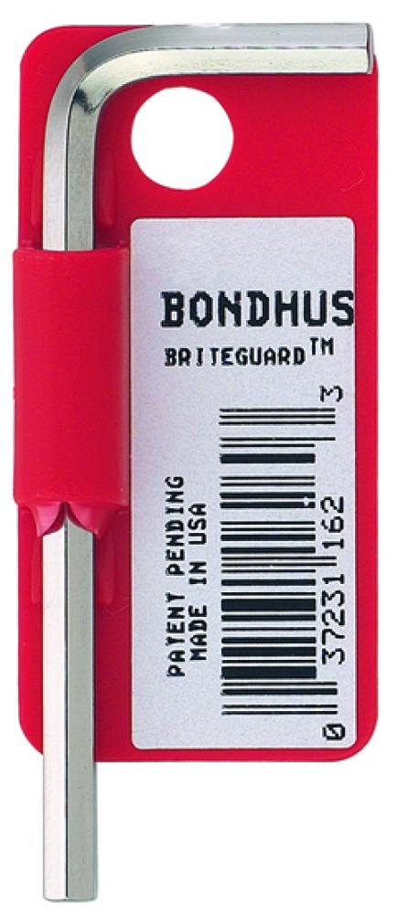 2.5mm BriteGuard Plated Hex L-wrench - Short - Tagged/Barcoded