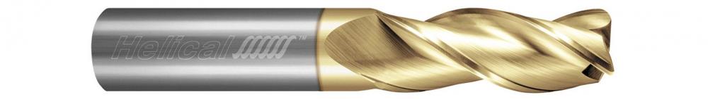 H35AL-R-30187-R.010 End Mills for Aluminum - 3 Flute - Corner Radius - 35° Helix