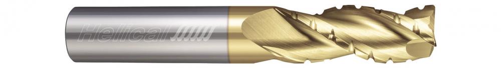 H35ALV-C-030-30250-R.010 End Mills for Aluminum - 3 Flute - Corner Radius - 35° Helix - Variable Pit