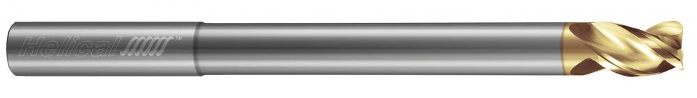 H40ALV-RN-M-30375-R.015 End Mills for Aluminum - 3 Flute - Corner Radius - 40° Helix - Variable Pitc