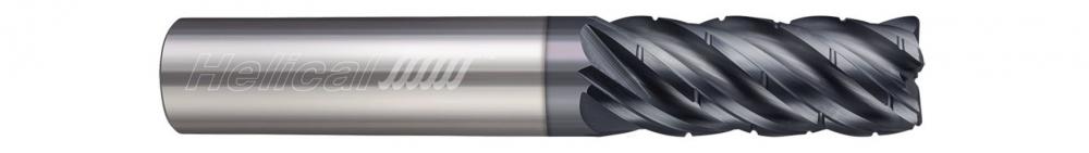 HEV-C-L-50750-R.060 End Mills for Steels - 5 Flute - Corner Radius - Chipbreaker Rougher - Variable