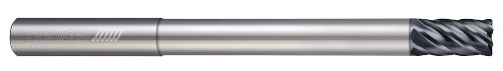 HEV-RN-M-60375-R.020 End Mills for Steels - 6 Flute - Corner Radius - Variable Pitch - Reduced Neck