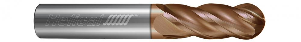 HSV-S-40500-BN End Mills for Stainless & High Temp - 4 Flute - Ball - Variable Pitch