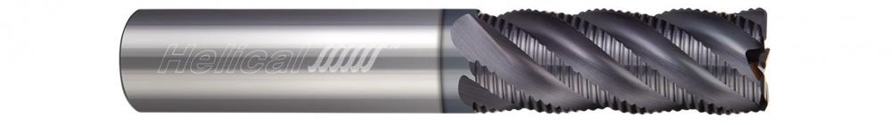 HXVR-R-50500-R.040 End Mills for Steels - Multi-Flute - Corner Radius - Knuckle Rougher - Variable P