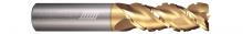 Helical Solutions 29407 - H45AL-C-R-30500-R.030 End Mills for Aluminum - 3 Flute - Corner Radius - 45° Helix - Chipbreaker Rou