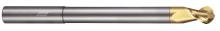 Helical Solutions 18212 - H45AL-RN-R-20375-BN End Mills for Aluminum - 2 Flute - Ball - 45° Helix - Reduced Neck