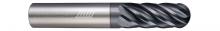 Helical Solutions 59443 - HEV-R-60375-BN End Mills for Steels - 6 Flute - Ball - Variable Pitch