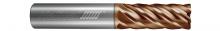 Helical Solutions 59934 - HEV-M-60500-R.060 End Mills for Stainless & High Temp - 6 Flute - Corner Radius - Variable Pitch