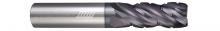 Helical Solutions 33152 - HSVR-C-R-40250-R.020 End Mills for Steels - 4 Flute - Corner Radius - Chipbreaker Rougher - Variable