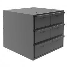 Durham Manufacturing 001-95 - 6 Drawers (Vertical), 11-5/8" Deep, Gray