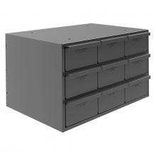 Durham Manufacturing 004-95 - 9 Drawers (Vertical), 11-5/8" Deep, Gray