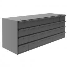 Durham Manufacturing 007-95 - 24 Drawers, 11-5/8" Deep, Gray