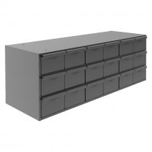 Durham Manufacturing 030-95 - 18 Drawers, 11-5/8" Deep, Gray