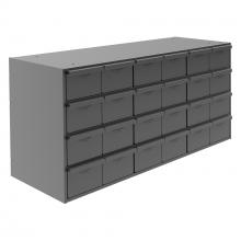 Durham Manufacturing 031-95 - 24 Drawers, 11-5/8" Deep, Gray