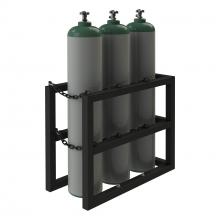 Durham Manufacturing GCRV-163630-08T - Gas Cylinder Rack For 3 Vert. Cylinders