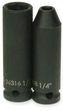 Williams JHW36314 - 3/8" Drive Deep Impact Sockets, 6-Point, SAE