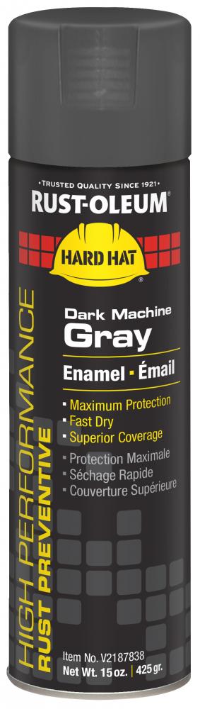 Rust-Oleum High Performance V2100 System Rust Preventive Enamel Spray Paint Gloss Dark Machine Gray 