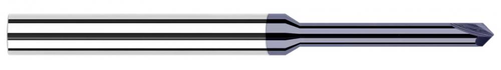 0.0620&#34; (1/16) Neck DIA x 0.1870&#34; (3/16) Reach x 45° per side - 2 FL