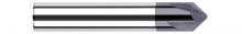 Harvey Tool 18340-C3 - 0.5000" (1/2) Shank DIA x 40° per side - 4 FL - AlTiN Coated