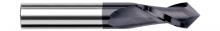 Harvey Tool 72308-C3 - 0.1250" (1/8) Cutter DIA x 0.5000" (1/2) LOC x 90° included - 2 FL - AlTiN Coated