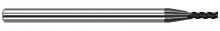 Harvey Tool 52662-C3 - 3 FL - 0.0620" (1/16) Cutter DIA x 0.0100" Radius x 0.0930" (3/32) LOC  - AlTiN Coated